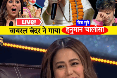 viral Monkey singing Hanuman Chalisa ♥️🥹 | Indian Idol Best Performance 2025 😍