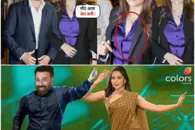 Madhuri Dixit, Sunny Deol Back To Back Arrived At Grand Party Late Night, Madhuri Showed Her Hotnes