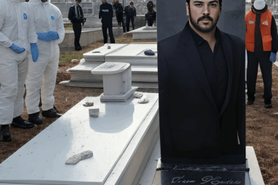 Burak Özçivit’in mezarı açıldığında, annesi ve Neslihan gözyaşlarına hakim olamadı.