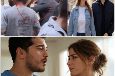 Çağatay Ulusoy, herkesin önünde sokakta Hazal Kaya’yı öptü… 😲💋
