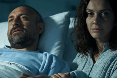 Bergüzar Korel, Halit Ergenç’in yanına girerken ayakta durmakta zorluk çekti.