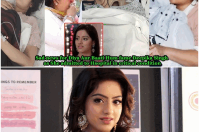 Sad news for Deepika Singh, renowned for her role in Diya Aur Baati Hum, as she was admitted to the hospital in a critical condition.
