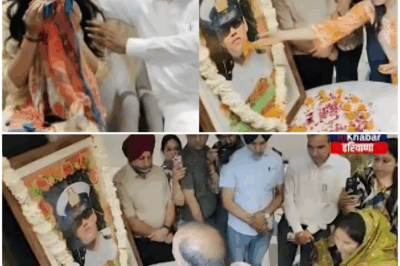 On Vinay Narwal’s birthday, his wife broke down in tears at the Blood Donation Camp event | Happy Birthday Vinay.