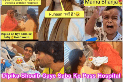 Mother-in-law came to pick up Deepika Ibrahim from the hospital, everyone went to meet the baby boy, Shoaib Ibrahim new video