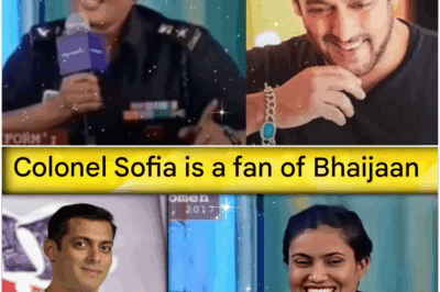 Colonel Sofia Qureshi told in the interview that she is a big fan of Salman Khan