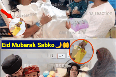 The doctor gave permission for the mother and son to meet on Eid; Ruhaan gave Eidi to Shoaib Ibrahim with love. 😍