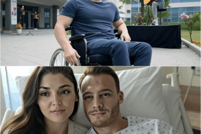 Hande Erçel, hastane bahçesinde Kerem için mini bir konser verdi 🎶