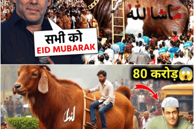 Salman Khan bought a goat worth 80 crores for sacrifice! Salman Khan’s sacrificed goat🐐 2025! Eid…]