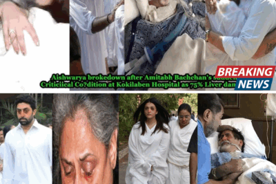Aishwarya brokedown after Amitabh Bachchan’s sudden Criticical Condition at Kokilaben Hospital