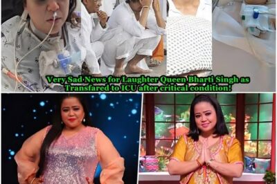 Shocking sad news for fans: Queen of Laughter Bharti Singh as she is moved to intensive care unit after critical condition!