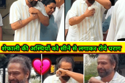 Parag Tyagi Cries Holding Shefali Jariwala’s Ashes to His Chest💔