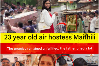 Plane Crash: Everyone cried after seeing the dead body of air hostess daughter Maithili Patil Air Hostess Maithili Patil Funeral