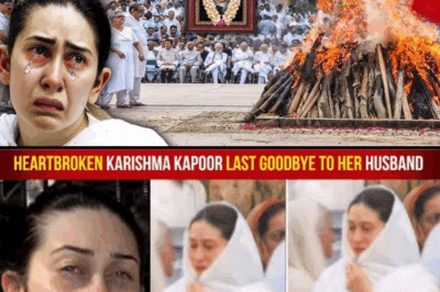Shocking goodbye no one saw coming—Karisma Kapoor breaks down as husband Sanjay Kapoor’s sudden funeral leaves Bollywood stunned and fans desperate for answers.