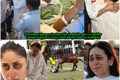 Karishma Kapoor Crying with Amitabh after ex-hubby Sunjay Kapoor’s Lastt video before Pass!! Sunjay