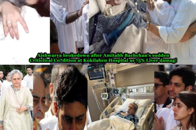 Aishwarya brokedown after Amitabh Bachchan’s sudden Criticiical Coηdition at Kokilaben Hospital
