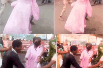 Shocking in Varanasi: Two Women Publicly Beat Man with Sticks Over Alleged Prostitution Dispute!