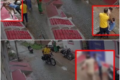 Jhansi Sensation: Policeman Loses Cool After Youth’s Objection—Dramatic Street Fight Goes Viral!