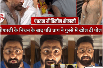 Actress Shefali Jariwala Passed Away: Husband Parag Tyagi Emotionally Broke Down Before the Media.