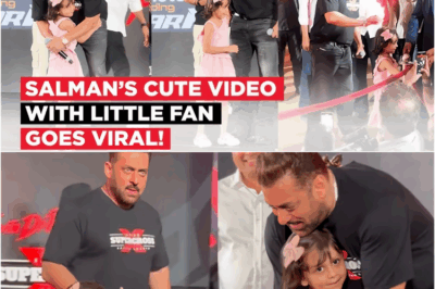 Salman Khan Heart Winning Moments When a Little Girl Arrived to Hug Him on Stage