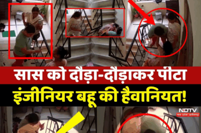 Ghaziabad Horror: “Cruel Engineer Bahu” Crosses All Limits—Shocking Video Shows Unthinkable Torture of Elderly Mother-in-Law