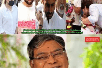 Sad news for Bollywood and Telegu fame Srinivasa admit to hospital in Critical condition & Pass Away