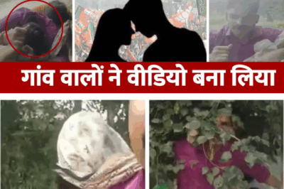 Caught Red-Handed: BJP Leader Found Half-N@ked With Married Woman at Crematorium—Viral Video Sparks Outrage and Questions Party Morality!