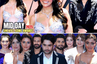 Priyanka Chahar Choudhary and Karanveer Mehra Shine Bright at the Mid-Day Showbiz Icons Awards 2025: A Night of Glamour, Dreams, and Unforgettable Moments