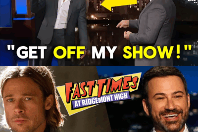 “Brad Pitt STORMED Off Jimmy Kimmel’s Show After Explosive On-Air Clash—You Won’t Believe What Went Down!”