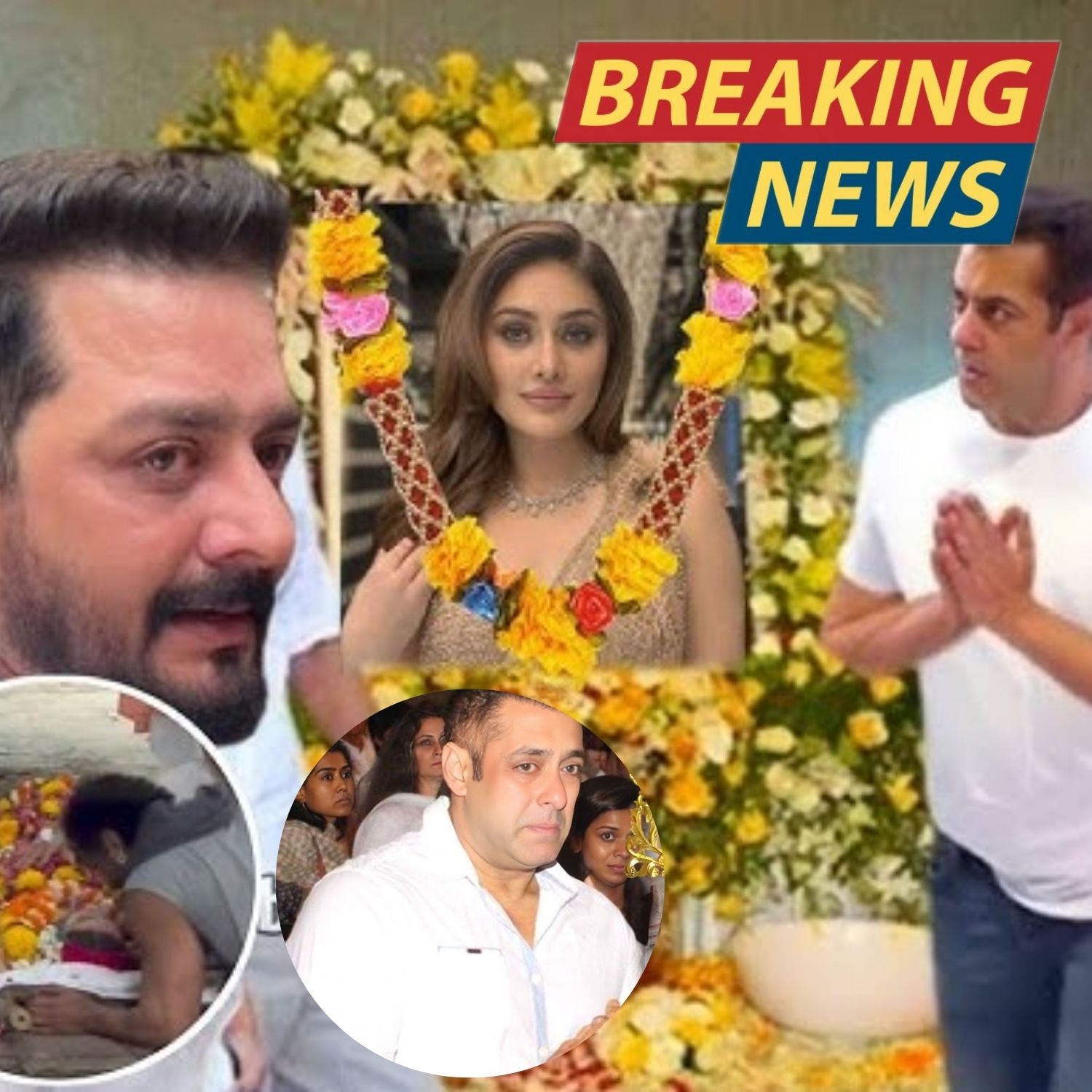 💥Heartbreaking Moment Salman Khan Breaks Down in Tears at Shefali