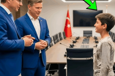 CEO AYAKKABI BOYACISIYLA ALAY ETTİ. AMA ONU ALMAN İŞ ADAMLARINI SELAMLARKEN GÖRÜNCE ŞOKE OLDU