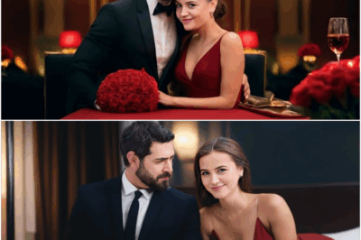 Barış Baktaş, gece bir restoranda Yağmur Yüksel’e kırmızı çiçeklerle evlenme teklifi etti. 🌹