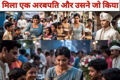 शादियों में बचा खाना गरीबों को बांटने वाली लड़की की किस्मत बदल गई, एक दिन शादी में मिला अरबपति, जिसने उसकी जिंदगी ही बदल दी – जानिए आगे क्या हुआ!
