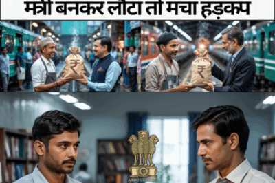 रिश्वत न लेने पर सस्पेंड हुआ ईमानदार क्लर्क, सालों बाद उसी दफ्तर में डीएम बनकर लौटा—उसकी वापसी पर पूरा स्टाफ हैरान रह गया और सबने किया सलाम!