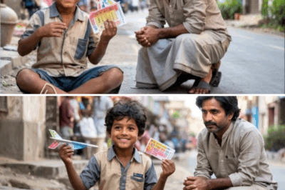 गरीब बच्चे ने सड़क पर पड़ा लॉटरी टिकट उठाया और कई दिन उससे खेलता रहा, फिर उसके पिता ने देखा तो उसके