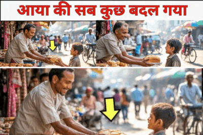 एक फेरीवाले ने भूखे बच्चे को रोटी दी थी फिर अचानक उसकी जिंदगी में ऐसा तूफान आया की सब कुछ बदल गया