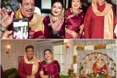Govinda With Sunita Ahuja Make First Appearance Amid Divorce On Ganesh Chaturthi WithSon Yashvardhan