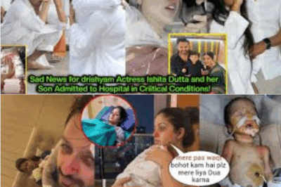 Sad News for drishyam Actress Ishita Dutta and her Son Admitted to Hospital in Criitical Conditions