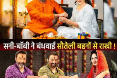 Sunny Deol Raksha Bandhan With Esha Deol, Bobby Deol, Dharmendra Border 2 Trailer, Rakhi Special