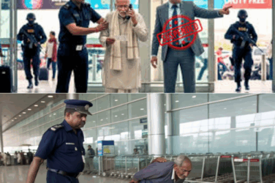 एयरपोर्ट पर बुजुर्ग को भिखारी समझकर लाइन से हटा दिया… 10 मिनट बाद सीधा PM का कॉल आया