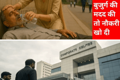 महिला ने अनजान घायल बुजुर्ग की मदद की और नौकरी खो दी… अगले दिन जो कॉल आया