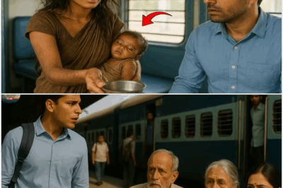पति दो साल बाद विदेश से लौटा तो पत्नी ट्रेन में भीख माँग रही थी… पति को देख रोने लगी फिर जो हुआ…