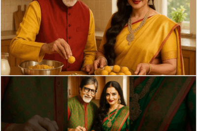 Rekha & Amitabh Cooking Sweets Together 🍯 | Sweet Bollywood Kitchen Moments