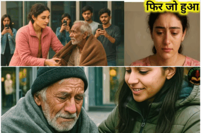 गरीब लड़की ने कांपते भिखारी को सिर्फ कंबल दिया, बदले में जो मिला इंसानियत हिल गया |