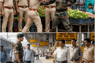 जब दरोगा ने आर्मी ऑफिसर को भरे बाजार में मारा जोरदार थपड़ फिर जो हुआ सब हैरान।