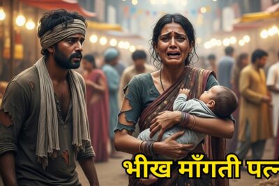 पति की आंखों के सामने तलाकशुदा पत्नी को सड़क पर भीख मांगते देख दिल टूट गया