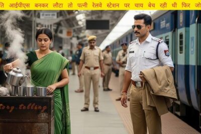 पति आईपीएस बनकर लौटा तो पत्नी रेलवे स्टेशन पर चाय बेच रही थी फिर जो हुआ सब हैरान।