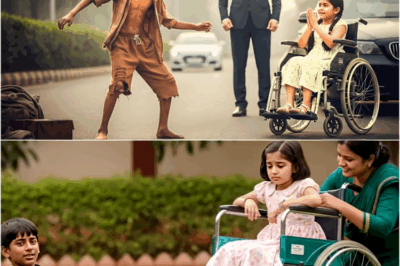 करोड़पति ने देखा बेघर लड़का उसकी अपाहिज बेटी को नाचकर हंसा रहा है – आगे जो हुआ सबको भावुक कर गया