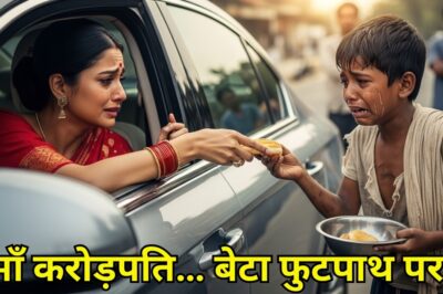 “जब करोड़पति माँ की कार रुकी, बेटा बना भीख मांगने वाला: क्या हुआ आगे?”