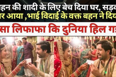 बहन की शादी के लिए घर बेच दिया, खुद सड़क पर आ गया, लेकिन भाई ने बहन को ऐसा लिफाफा दिया कि सब हैरान रह गए…