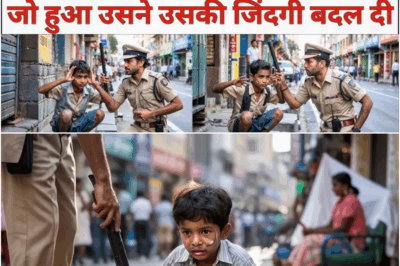 बीमार माँ के लिए भीख मांगता बच्चा, पुलिसवाले ने पीटा, फिर उसकी जिंदगी बदल गई